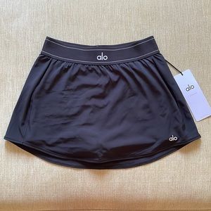 NWT - ALO YOGA - Match Point Tennis Skirt - Black